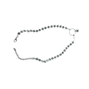SILVER STAR CHOKER NECKLACE